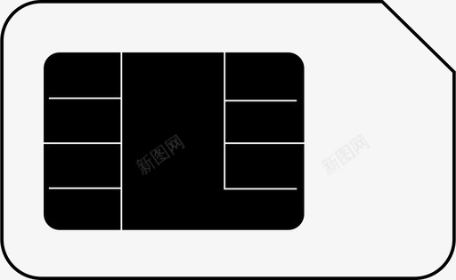 sim卡电话图标svg_新图网 https://ixintu.com sim卡 电话