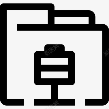 文件夹和归档数据文档图标图标