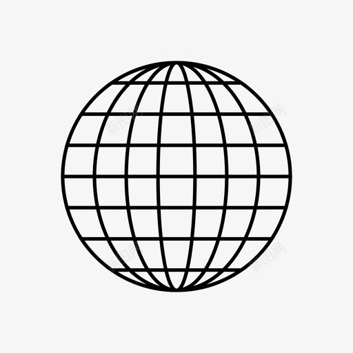 地球网全球地球形状图标svg_新图网 https://ixintu.com 世界形状 全球 地球仪 地球形状 地球网