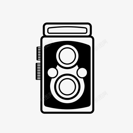 yashica胶卷相机oldschool图标svg_新图网 https://ixintu.com oldschool rolleiflex tlr yashica 摄像机 摄影主题 照相 胶卷相机
