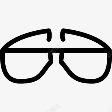 眼镜眼睛太阳图标图标