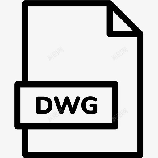 dwg文件扩展名格式图标svg_新图网 https://ixintu.com dwg文件 扩展名 文件格式vol2行 格式 类型