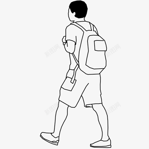 男人人2d图标svg_新图网 https://ixintu.com 人 人2d 男