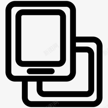 平板电脑定位小工具ipad图标图标