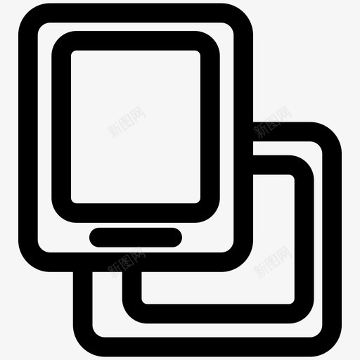平板电脑定位小工具ipad图标svg_新图网 https://ixintu.com dekstop应用程序 ipad 小工具 平板电脑定位 移动