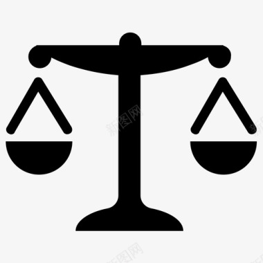 商法平衡量表公正图标图标