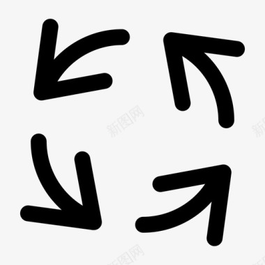 过程旋转图标图标