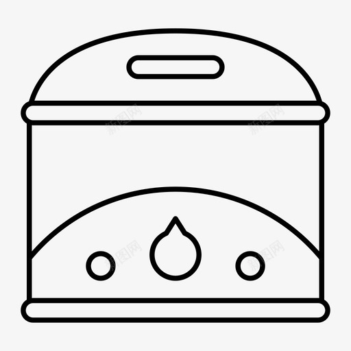 油炸锅设备厨房图标svg_新图网 https://ixintu.com 厨房 油炸锅 设备 餐厅 餐厅设备