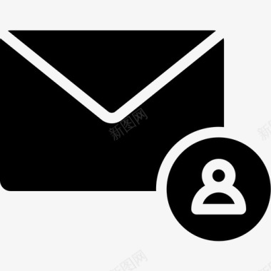 电子邮件联系人信封信件图标图标