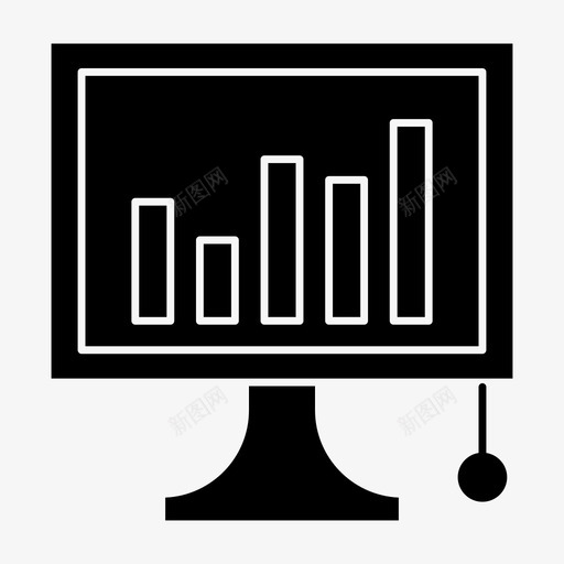 市场分析图表位置图标svg_新图网 https://ixintu.com 位置 图表 市场分析 开发和启动 标记