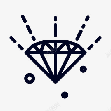 知识数据钻石图标图标