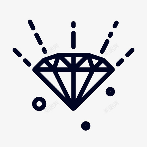 知识数据钻石图标svg_新图网 https://ixintu.com 宝石 数据 概念 珍贵 知识 钻石