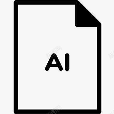 ai文件扩展名格式图标图标
