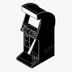 街机模拟器赛车模拟器街机游戏玩家图标高清图片