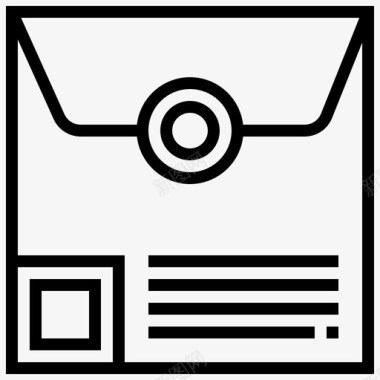 邮件信件邮政图标图标