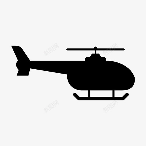 直升机航空天空图标svg_新图网 https://ixintu.com 交通 天空 旅游 直升机 航空