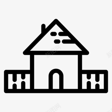 房屋建筑设备图标图标