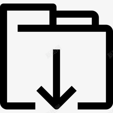 文件夹和归档文档图标图标