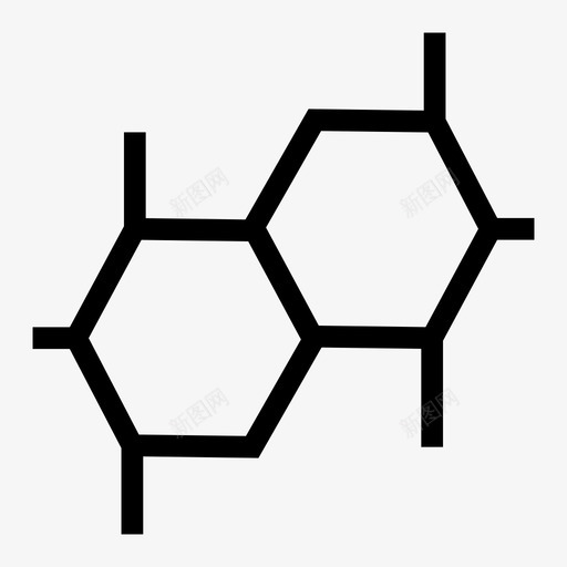 原子商业电子图标svg_新图网 https://ixintu.com 原子 商业 电子 科学 科学线图标 质子