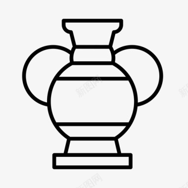 陶器手工艺品陶瓷图标图标