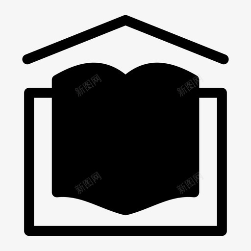 学校书本教育图标svg_新图网 https://ixintu.com 书本 学校 教育 笔记本 课本