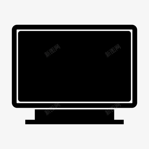 电脑屏幕桌面电视图标svg_新图网 https://ixintu.com 手表 桌面 电脑屏幕 电视