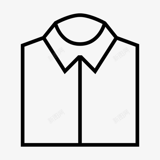服装休闲服衬衫图标svg_新图网 https://ixintu.com t恤 休闲服 制服 服装 衬衫