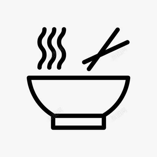 面条食品日式图标svg_新图网 https://ixintu.com 拉面 旅游 日式 杂食 汤 面条 食品
