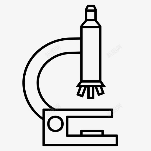 显微镜实验室设备放大镜图标svg_新图网 https://ixintu.com 光学 实验室设备 放大镜 显微镜 研究
