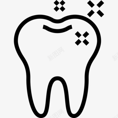 牙科保健医学口腔医学图标图标