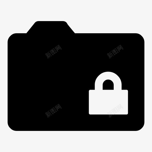 文件夹锁挂锁基本图标3svg_新图网 https://ixintu.com 基本图标3 挂锁 文件夹锁