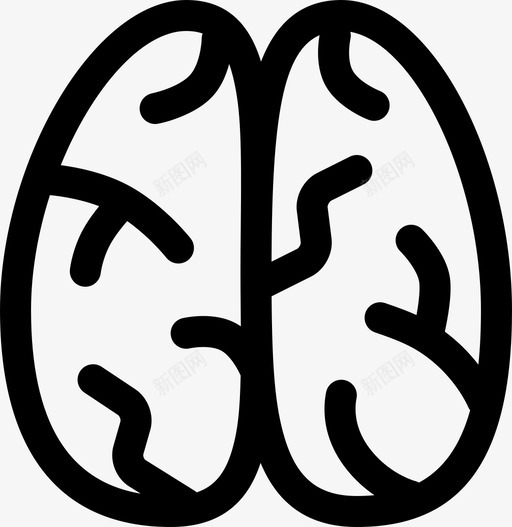 人脑智力神经图标svg_新图网 https://ixintu.com 人脑 你只活一次 器官 思维 智力 神经 系统