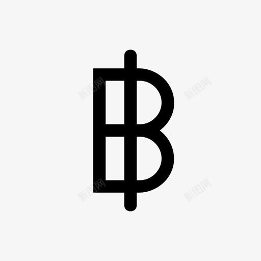 泰铢symbol商业金融图标svg_新图网 https://ixintu.com symbol 商业金融 泰铢