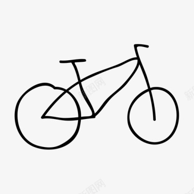 自行车汽车运动图标图标