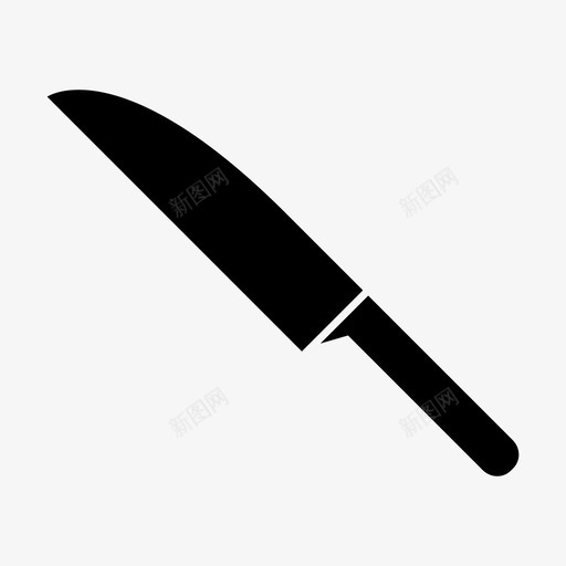 刀厨师菜刀图标svg_新图网 https://ixintu.com 刀 厨师 厨房用具 菜刀