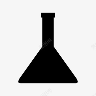 锥形烧瓶实验玻璃图标图标