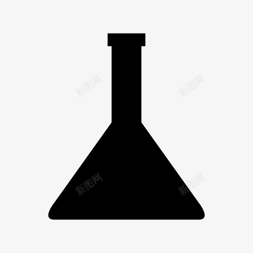 锥形烧瓶实验玻璃图标svg_新图网 https://ixintu.com 实验 液体 玻璃 科学 锥形烧瓶