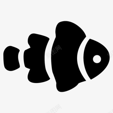 小丑鱼鱼食物图标图标