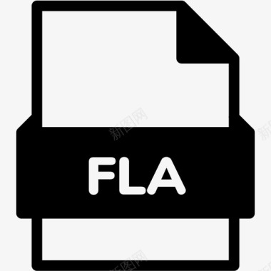 fla文件扩展名格式图标图标