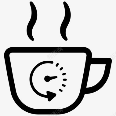 茶点时间休息时间咖啡时间图标图标