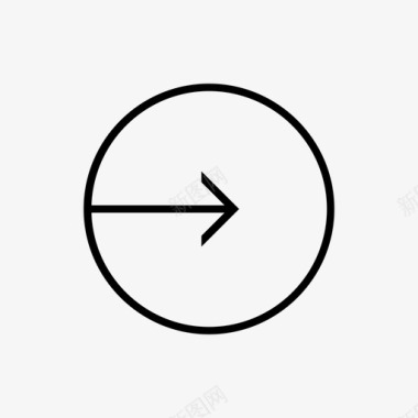 右箭头按钮滚动滑动图标图标