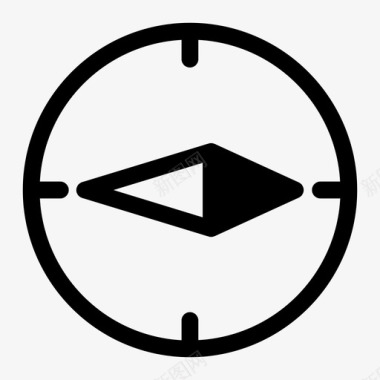 指南针方向位置图标图标