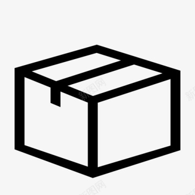 盒子物流包装图标图标