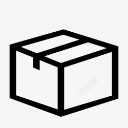盒子线图盒子物流包装图标高清图片