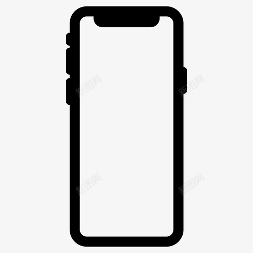 iphonexiphone8智能手机图标svg_新图网 https://ixintu.com iphone8 iphonex 智能手机 电话 轮廓系列