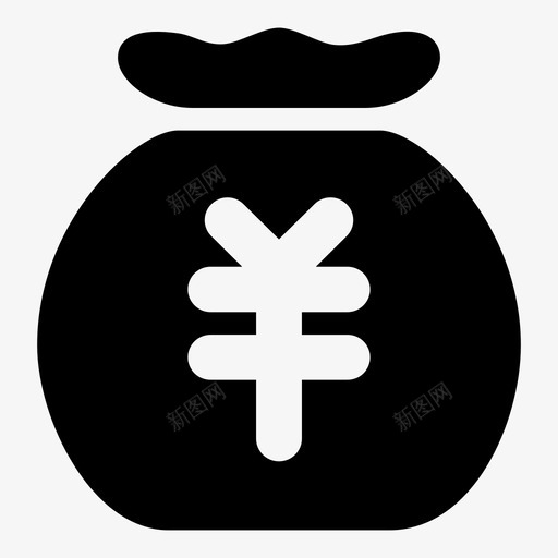 钱袋icon-131856svg_新图网 https://ixintu.com 钱袋icon-131856