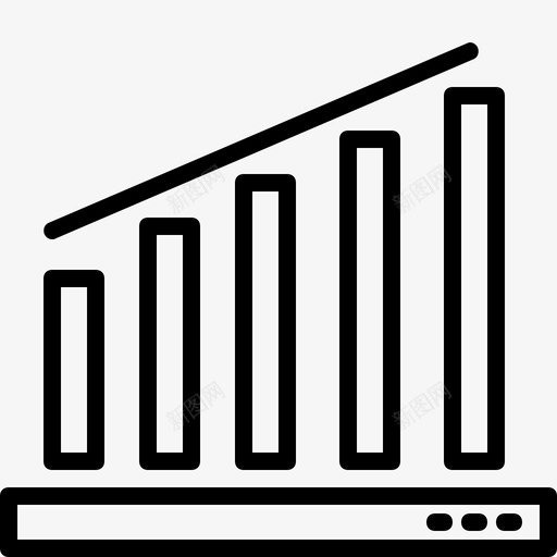增长图图表向下图标svg_新图网 https://ixintu.com 业务 向下 图表 增长图 报告 财务