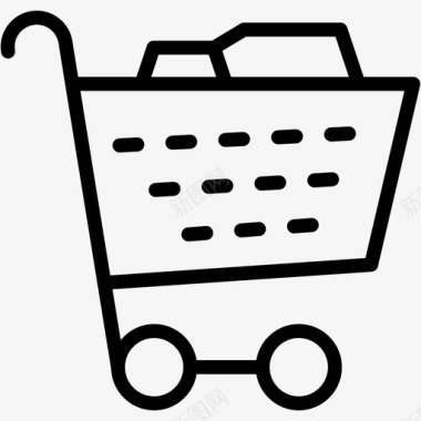 购物车购买食品杂货图标图标
