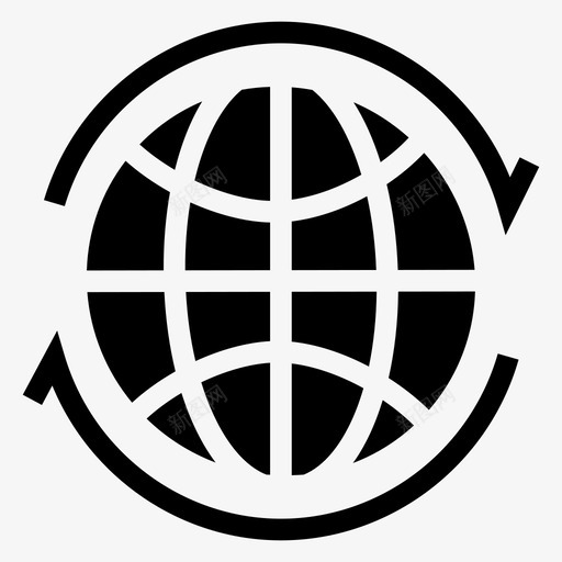 世界商业地球图标svg_新图网 https://ixintu.com 世界 全球 商业 地球 科学字形图标 重新加载