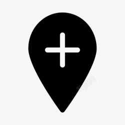 IOS定位定位针地图医院ios优化图标高清图片